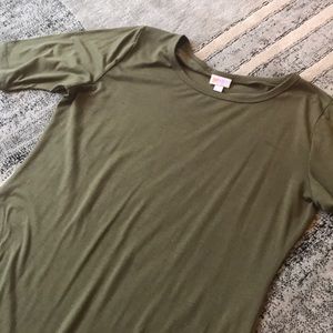 Olive green LulaRoe Carly, XL, Great Condition